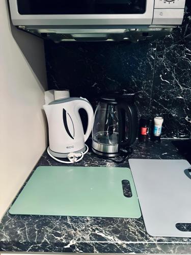 Dapur atau dapur kecil di Apartment OchtrUP II Outlet & Zentral