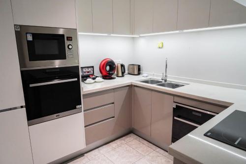 Una cocina o cocineta en Ascott Raffles City Chongqing