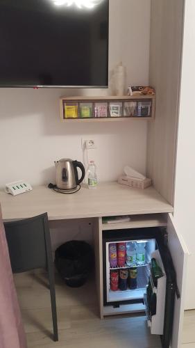Kuchyň nebo kuchyňský kout v ubytování La Dea Rooms