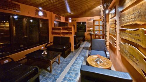 Zona de estar de Tathastu Bandhavgarh