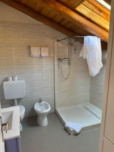Koupelna v ubytování Hotel Ondezana