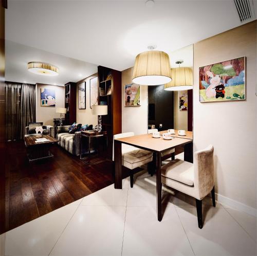 Un lugar para sentarse en Ascott Huai Hai Road Shanghai, Xintiandi