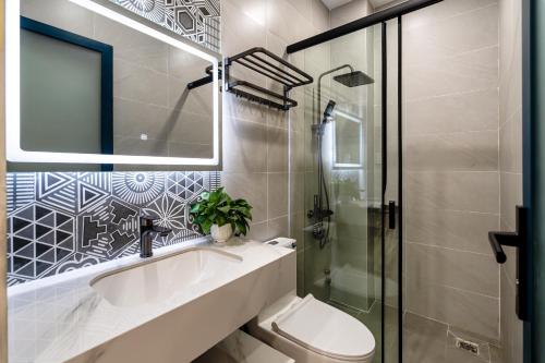 Koupelna v ubytování Jan Villa SaiGon Oasis