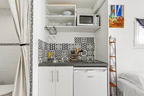 Cucina o angolo cottura di Appartement Pinède Romane Fréjus