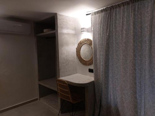 Vannituba majutusasutuses Apomero Apartment in Rochari Panormos