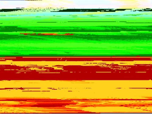 ein Gemälde in Grün und Orange in der Unterkunft Holiday Home Flamenc 3 by Interhome in Riumar