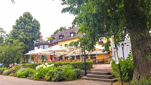 Zahrada ubytování Rheinterrasse Wohnung 3