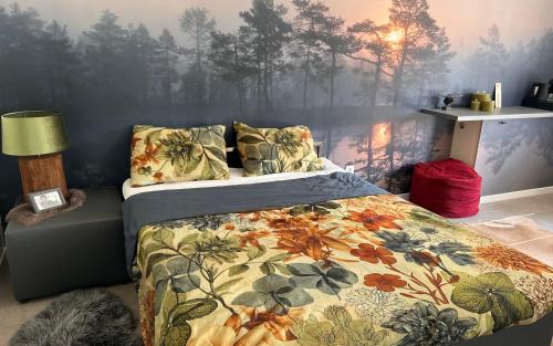 Postel nebo postele na pokoji v ubytování Ikigai B&B - wellness