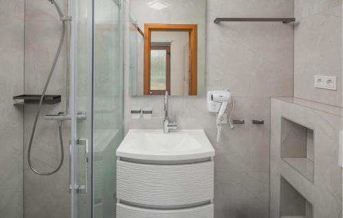 Bilik mandi di Awesome Apartment In Micetici With Wifi