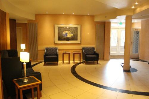 Un lugar para sentarse en Hotel Zur Post