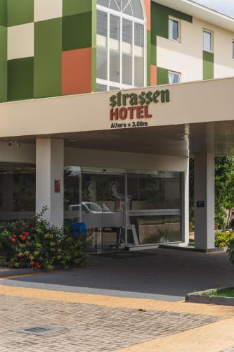 a view of the entrance to a sarasota hotel at Strassen Hotel in Goiânia