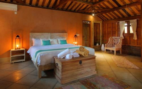 Ein Bett oder Betten in einem Zimmer der Unterkunft Yoga Searcher Bali