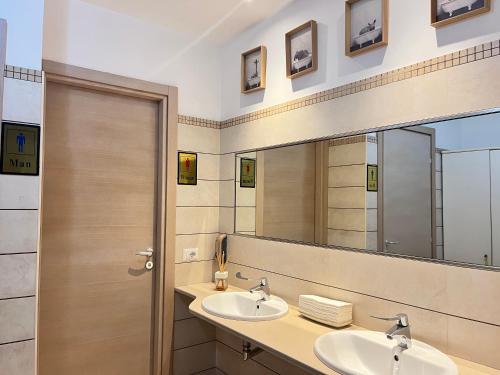 Koupelna v ubytování Hotel Berenice