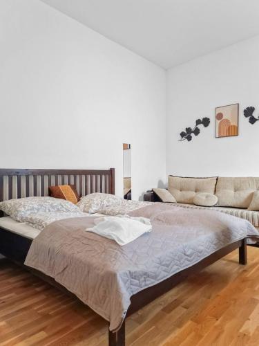 Postel nebo postele na pokoji v ubytování Twin Stay Studio