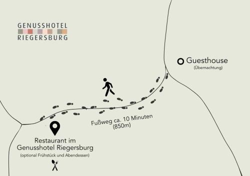 a map of the causeway coastal route at GUESTHOUSE RIEGERSBURG - Das Haus der guten Geister in Riegersburg