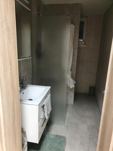 Koupelna v ubytování Ubytovanie HK