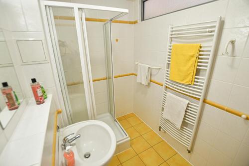 Kúpeľňa v ubytovaní Apartmány Ados