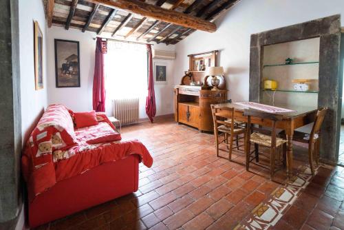 Posezení v ubytování Poggio Alla Pieve Relais
