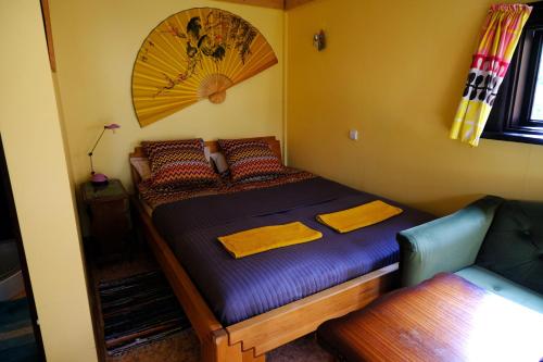 Postel nebo postele na pokoji v ubytování Chill house