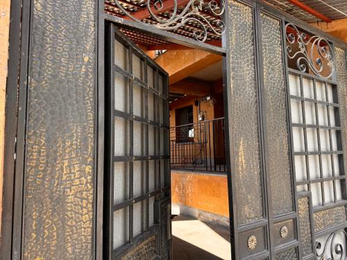 an entrance to a building with an open door at Velvet Vouge Hostel in Yerevan