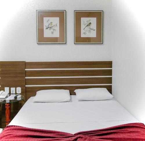 Postel nebo postele na pokoji v ubytování Papagaio Hotel