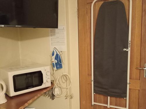 Dapur atau dapur kecil di Blessings Guesthouse