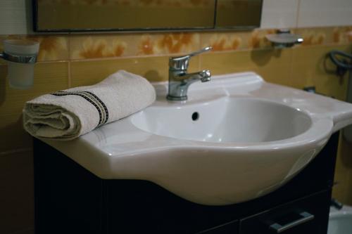 Koupelna v ubytování Premium apartments