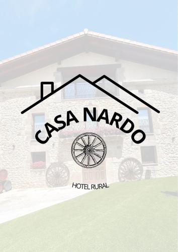 a logo for an asia nordo hotel rival at Hotel Rural Casa Nardo in Dobro