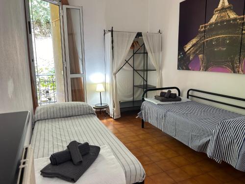 Postel nebo postele na pokoji v ubytování La Casa di Ale