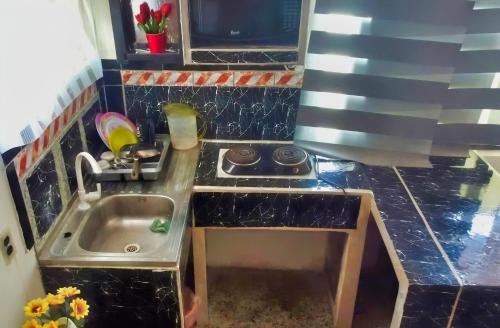 Una cocina o zona de cocina en Lofts Tepic