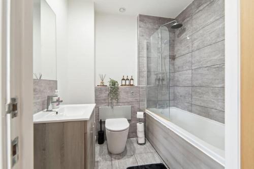 Bilik mandi di Bohemian Chic Hideaway