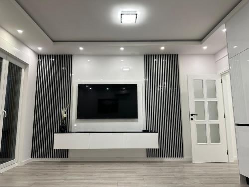 Mo- Luxury Apartmentにあるテレビまたはエンターテインメントセンター