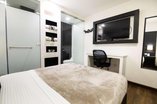 TV o dispositivi per l'intrattenimento presso Hotel Z3 Pereira
