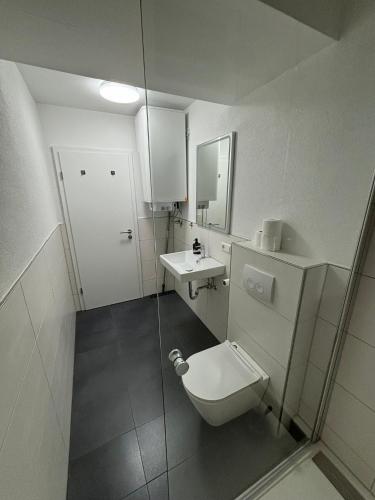 Ένα μπάνιο στο AG Zimmervermietung Fellbach