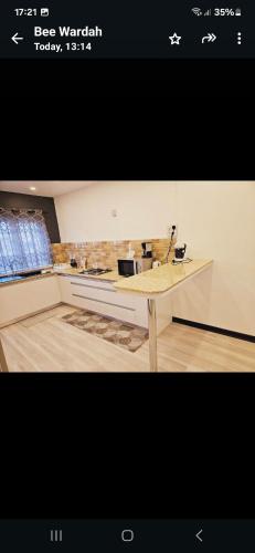 a picture of a counter in a room at Avenue soleil sur mer flic en flac in Flic-en-Flac