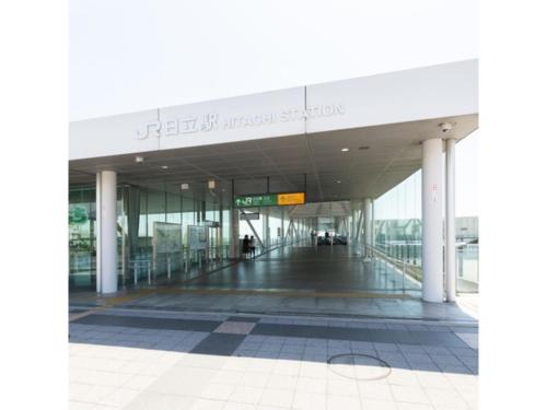 an empty entrance to a building with a sign on it at Hotel Terrace The Square Hitachi - Vacation STAY 17001v in Hitachi
