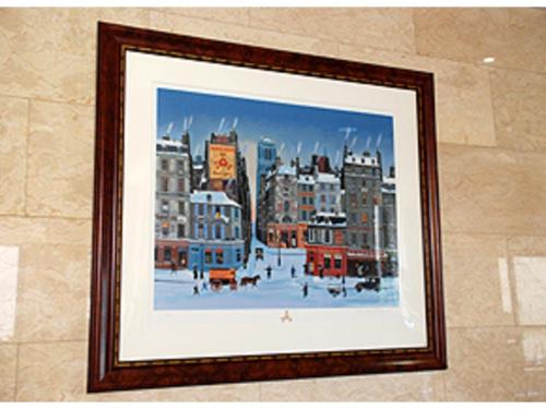 a picture of a painting of a city at Sun Hotel Tosu Saga - Vacation STAY 49476v in Tosu