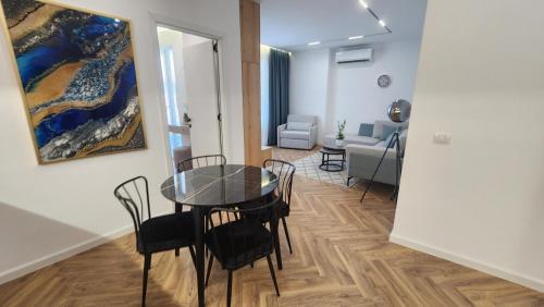 Ruang duduk di Blue sand apartments