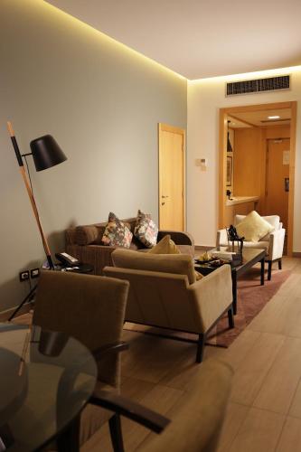 Posezení v ubytování Radisson Blu Hotel, Beirut Verdun