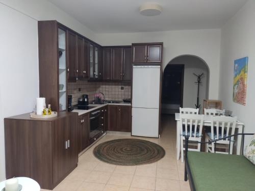 Kuchyň nebo kuchyňský kout v ubytování Eleonas Aparments 1