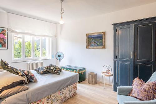Postel nebo postele na pokoji v ubytování Apartment Renza tra le Ville Lucchesi!