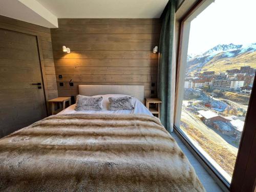 Penthouse élégant à Tignes Lavachet, 4 chambres, WiFi, 8 personnes