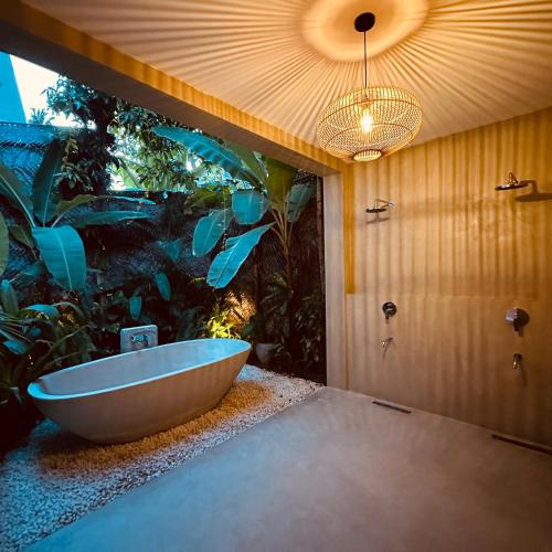 Bilik mandi di Villa Wellia