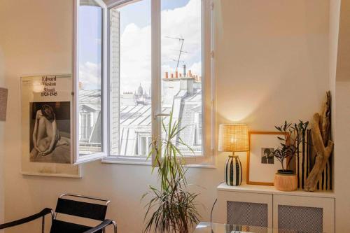 3 pièces lumineux paris Montmartre