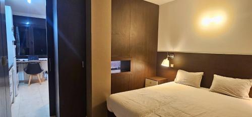 Postel nebo postele na pokoji v ubytování Malva, el Tarter, zona Grandvalira