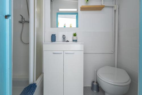 Koupelna v ubytování La casita de la abuela