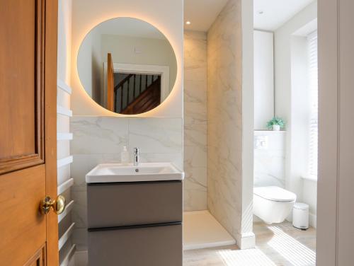 Koupelna v ubytování Highways