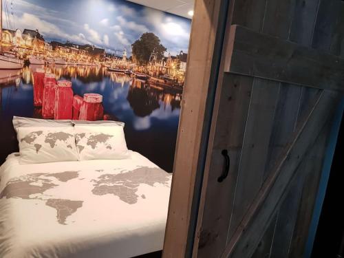 Postel nebo postele na pokoji v ubytování Appartement De Oliekan Medium