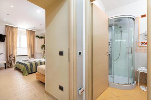 A bathroom at Next Stop St Peter Rome