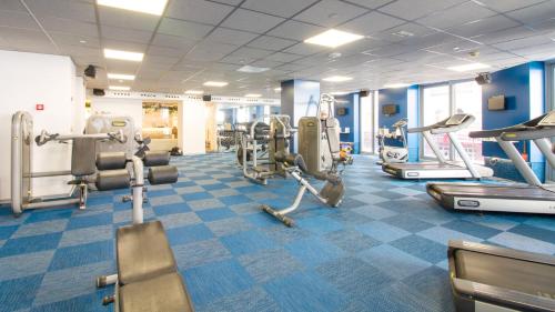 Fitness centrum a/nebo fitness zařízení v ubytování SOLYMAR Gran Hotel